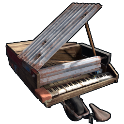 Пианино - это реконструированная тачка, которая весит тонну, но компенсирует это широким спектром нот.