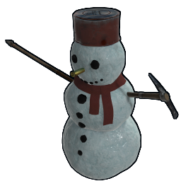 Проникнитесь духом рождества с этим декоративным снеговиком